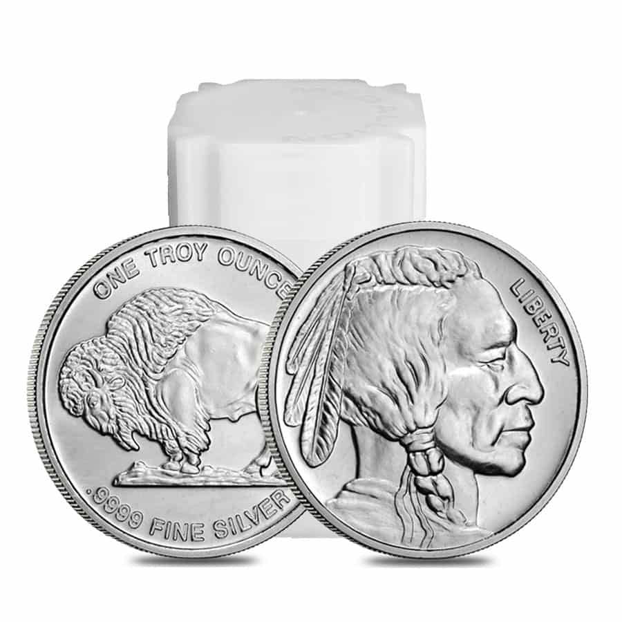 1 oz Silver Buffalo Round (random year)