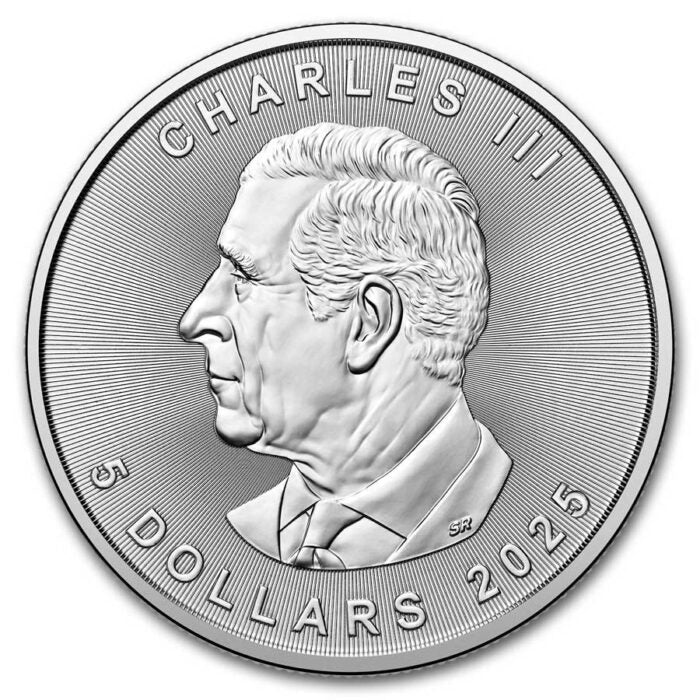 2025 1 oz Silver Maple Leaf Coin - Royal Canadian Mint