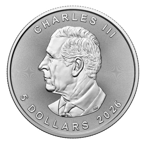 2026 1 oz Silver Maple Leaf Coin - Royal Canadian Mint